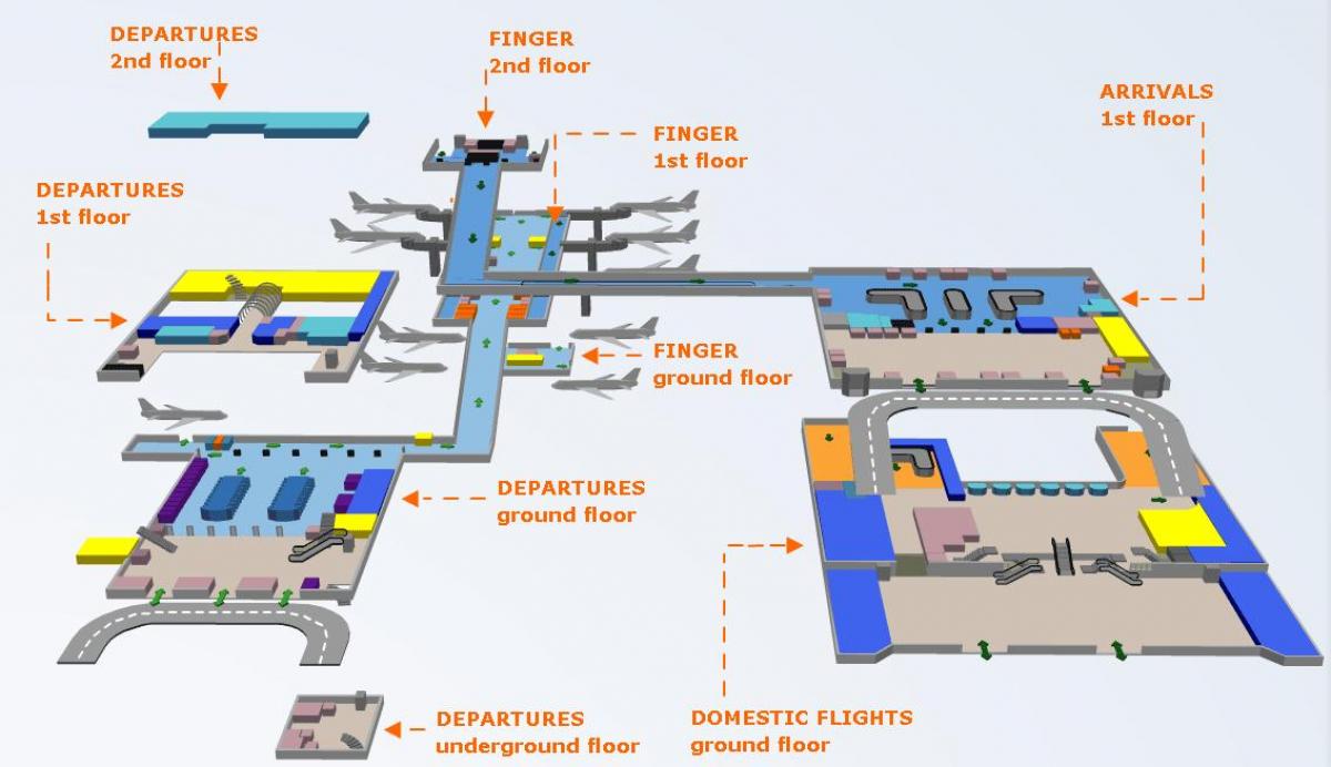TNA картата летище