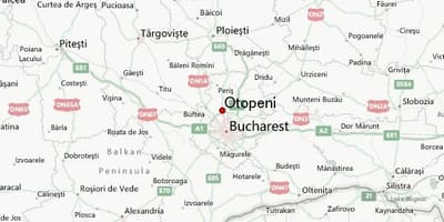 Летище отопени картата
